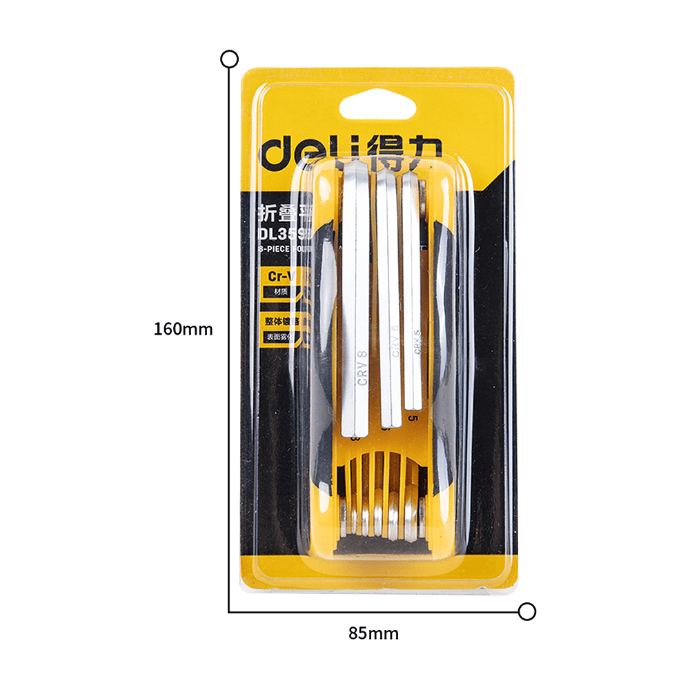 Набор ключей шестигранных Deli YS DL3598 - 3