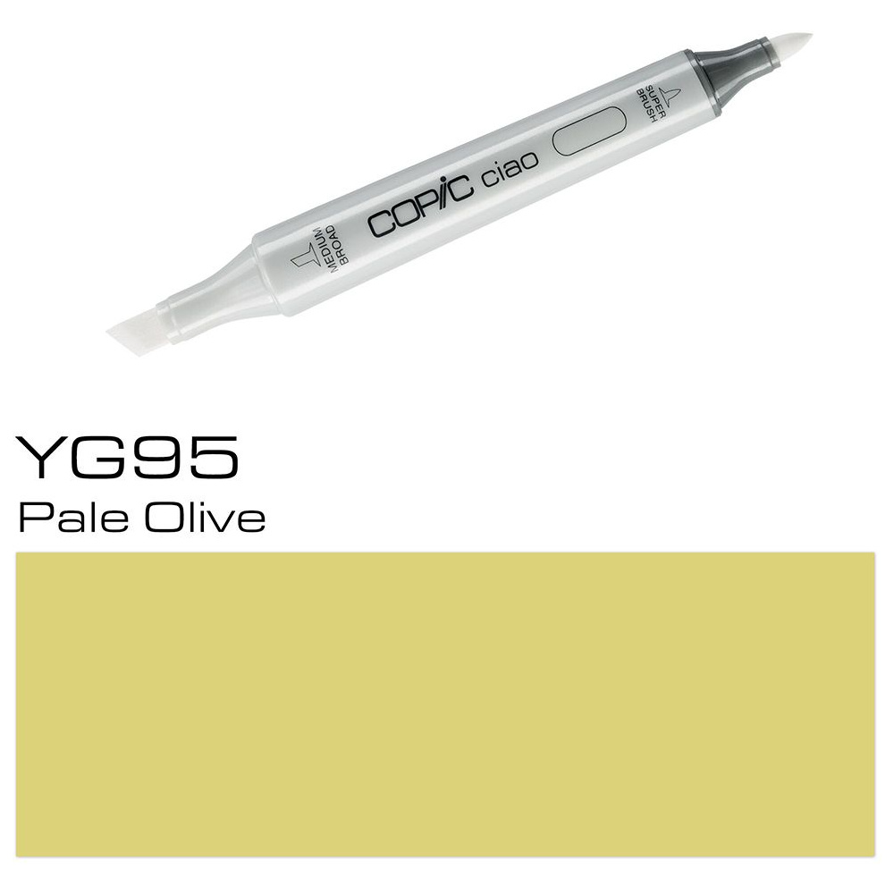 Маркер перманентный "Copic ciao", YG-95 бледно-оливковый