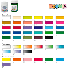 Краска акриловая по ткани перламутровая "Декола", 104 белая, 50 мл., банка