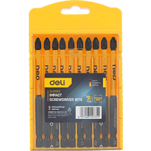 Бита ударная Deli YS EDL251100, 10 шт., PH2 x 100 мм