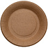 Тарелка бумажная одноразовая 230 мм, 100шт/упак, крафт
