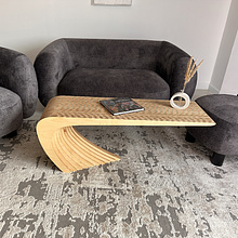 Журнальный столик Karlinwood GAP L 1170х360х470 мм, фанера натуральная