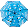 Зонт-трость "GP-54-C Облака", 120 см, черный, темно-синий - 2