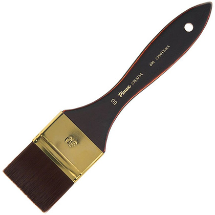 Кисть для рисования "Pinax CREATIVE", синтетика, жесткая, флейц, №50