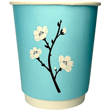 Стакан картонный 250 мл, 24 шт, 2 слоя