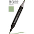Маркер перманентный двусторонний "Sketchmarker Brush", BG22 изморось