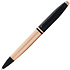 Ручка шариковая автоматическая "Cross Calais Brushed Rose Gold Plate&Black Lacquer", 0.7 мм, розовое золото, черный, стерж. черный