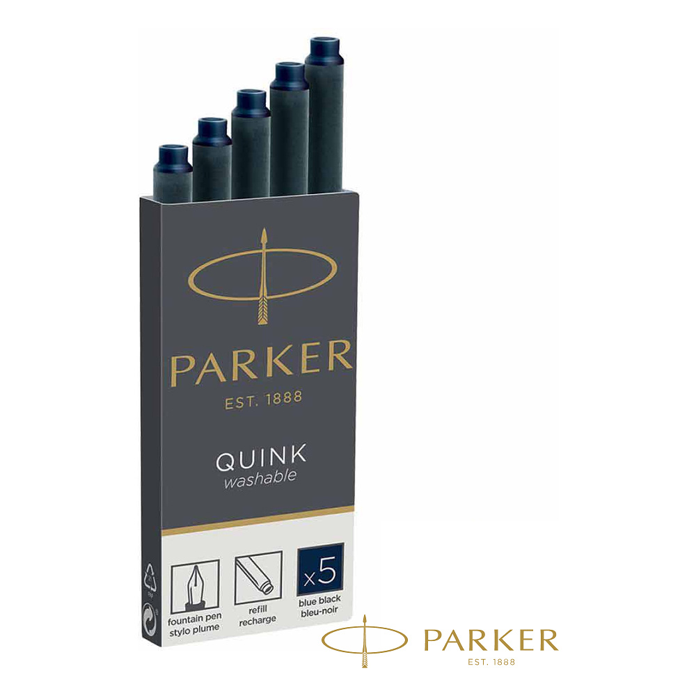 Патрон чернильный "Parker", 75 мм, синие-черный
