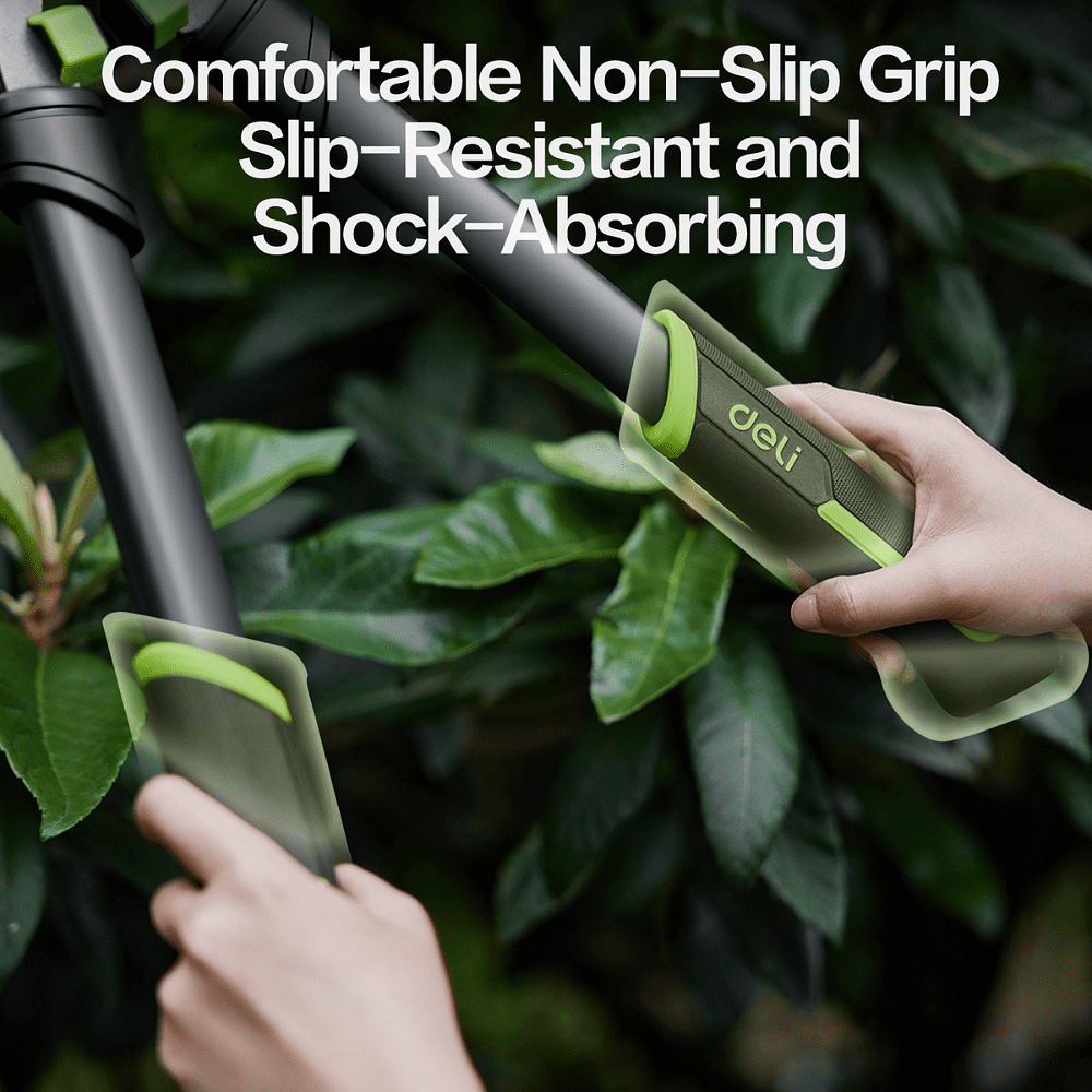 Сучкорез садовый Deli GS EDL-YL1006, 650 мм, черный, зеленый - 6