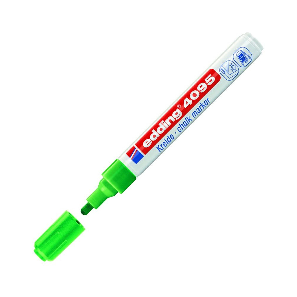 Маркер меловой Edding "4095", белый - 8