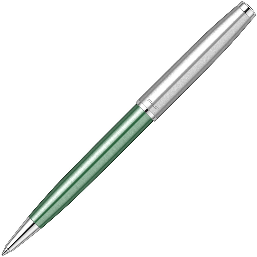 Ручка шариковая автоматическая Parker "Sonnet Essential SB K545", 0,7 мм, серебристый, зеленый, стерж. черный - 7