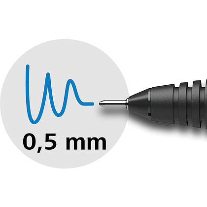Ручка-роллер "Xtra 805", 0.5 мм, синий, стерж. синий  - 5