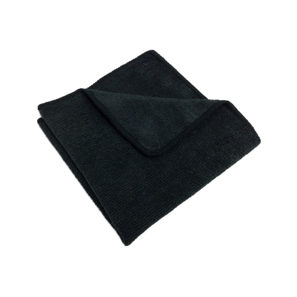 Салфетка из микроволокна, 190 г/м2, 30х30 см, черный, без упаковки