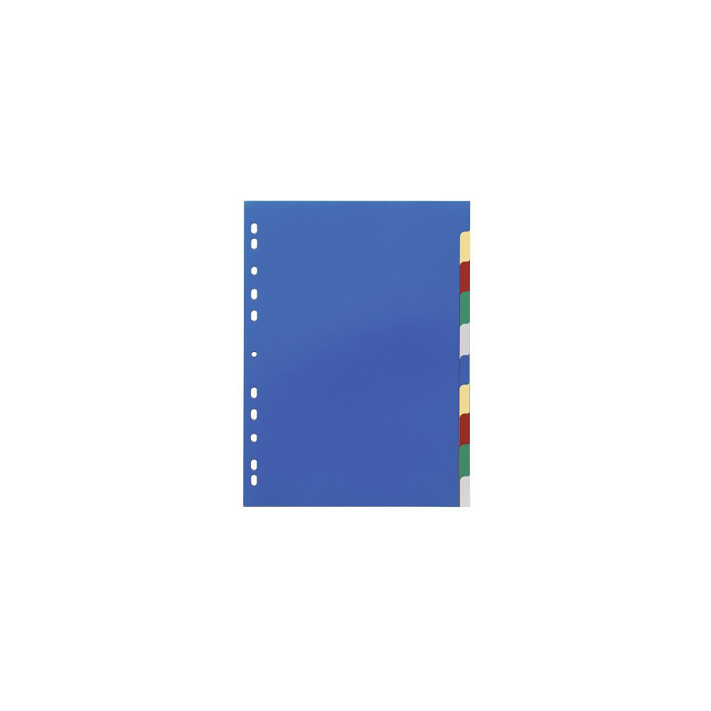 Цветной разделитель, A4, ассорти