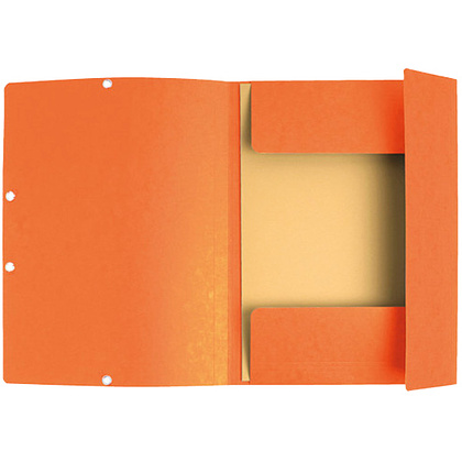 Папка на резинках "Manila", A4, 15 мм, картон, оранжевый - 2