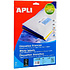 Самоклеящиеся этикетки универсальные "Apli", 38x21.2 мм, 25 листов, 65 шт, белый