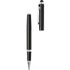 Набор ручек "Deluxe": ручка шариковая автоматическая и роллер, черный, серебристый - 3