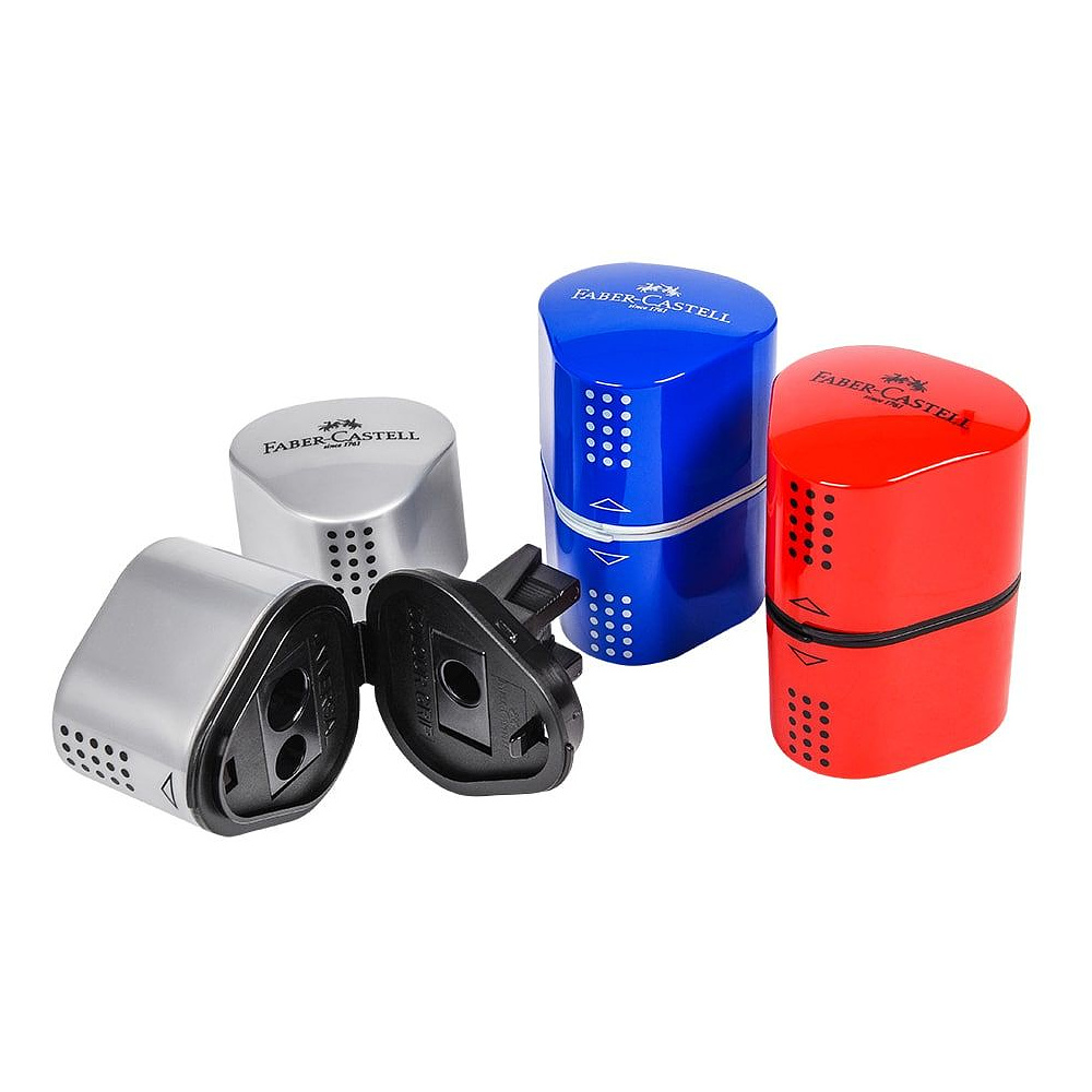 Точилка "Grip 2001 Trio", 3 отверстия, с контейнером - 3