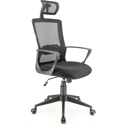 Кресло для руководителя Everprof "EP 911", сетчатая ткань, пластик, черный