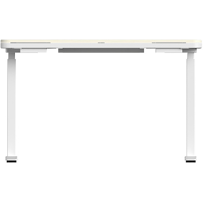 Стол с электроприводом двухмоторный AOKE HOME WOOD, цвет белый/береза  - 8