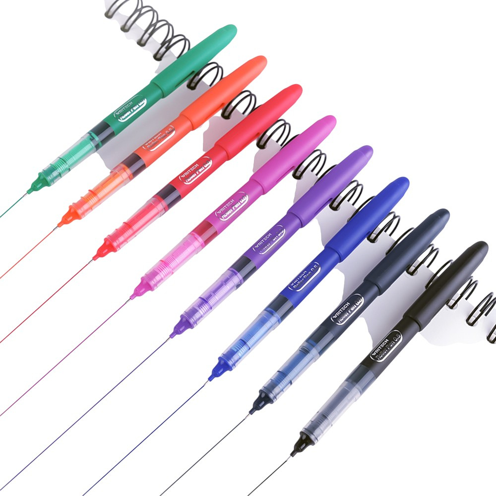 Ручка-роллер "Writech", 0,5 мм, синий, стерж. синий - 4