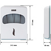 Диспенсер BXG-CD-8019 для бумажных покрытий на унитаз, белый - 6