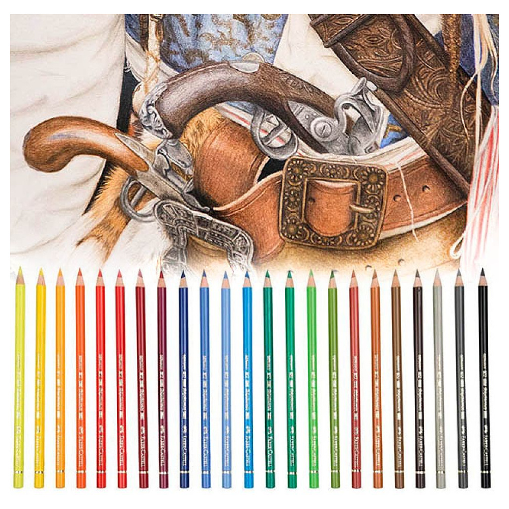 Карандаши цветные "Polychromos", 12 шт., в металлической упаковке - 2