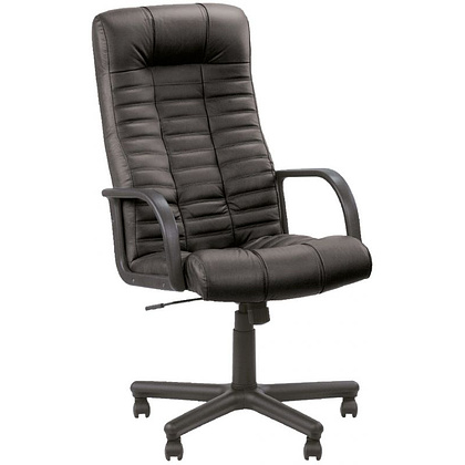 Кресло для руководителя "Atlant", кожзам, пластик, темно-коричневый