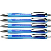 Ручка шариковая автоматическая "Schneider Slider Rave XB", голубой, синий, стерж. синий - 4