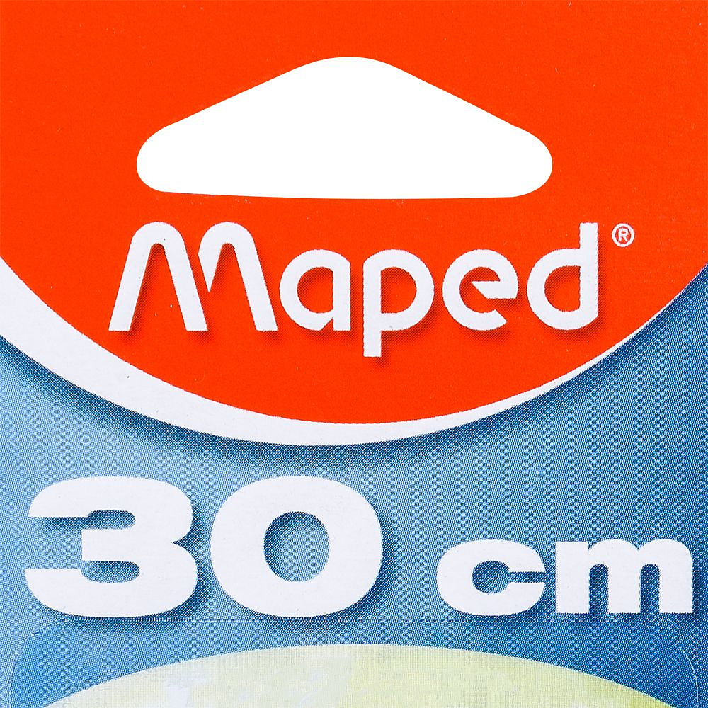 Линейка алюминевая Maped, 30 см, серебристый - 3