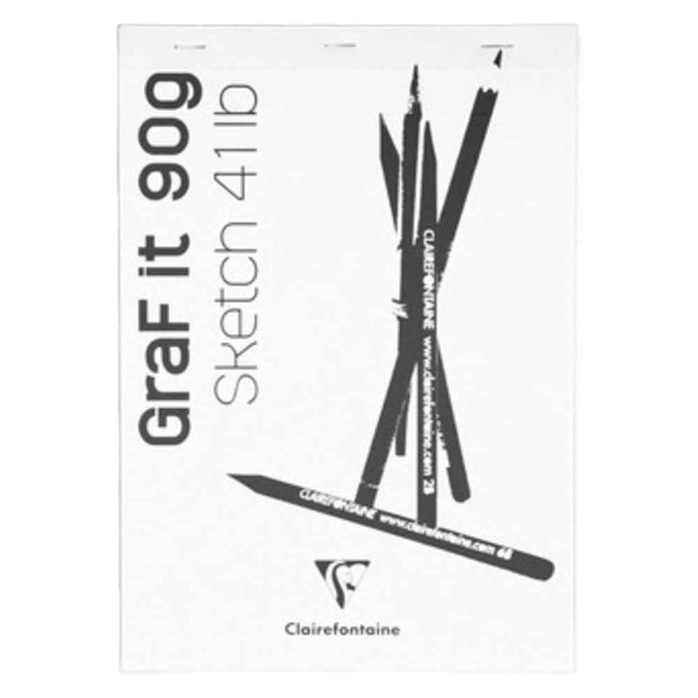 Скетчбук "Graf It", A4, 90 г/м2, 80 листов, белый