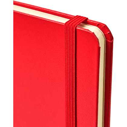 Блокнот "1818-16", А5, 96 листов, на резинке, красный - 3