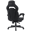 Кресло игровое BRAVE WS-5-1 Wong Black, ткань, черный - 5