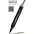 Маркер перманентный двусторонний "Sketchmarker Brush", WG2 теплый серый 2