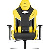 Кресло игровое Бюрократ Knight Thunder 5X экокожа, черный, желтый, металл - 9