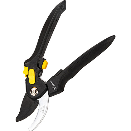 Секатор садовый "Deli" 200 мм, черный, желтый - 3