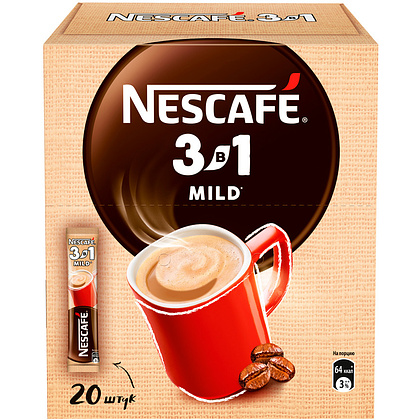 Кофейный напиток "Nescafe" 3в1 мягкий, растворимый, 16 г - 14