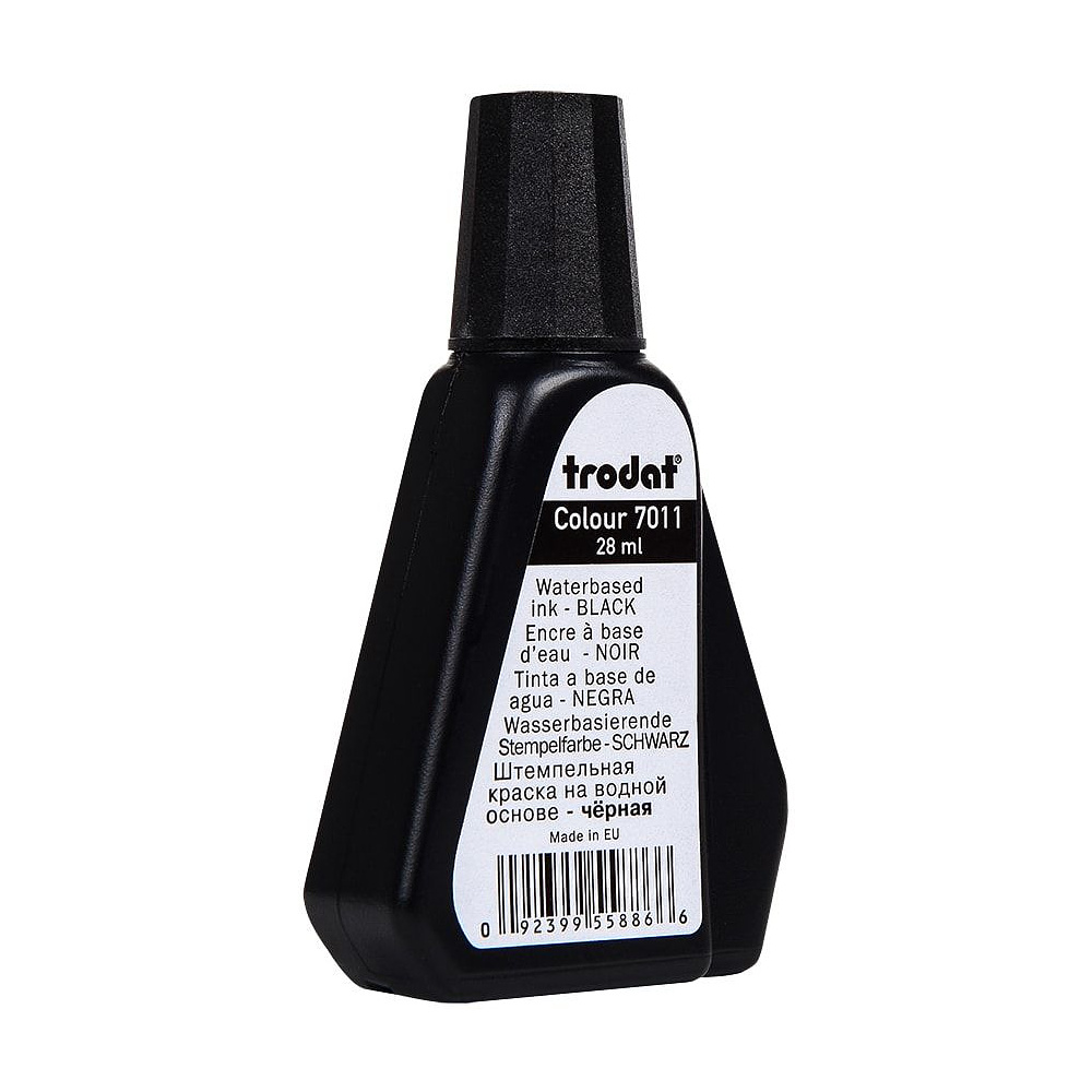 Штемпельная краска "Trodat 7011", 28 мл, черный