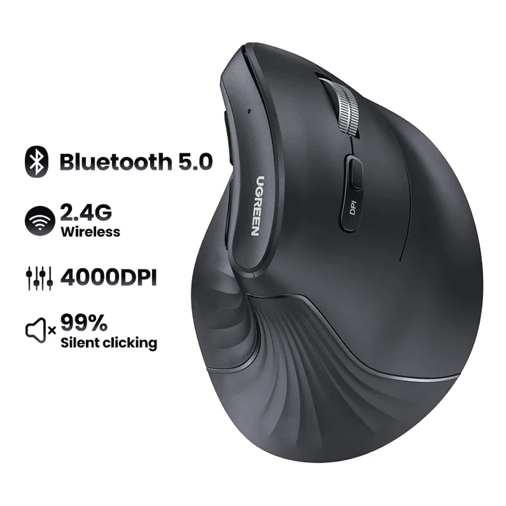 Компьютерная мышь Ugreen MU008-25444, черная - 3