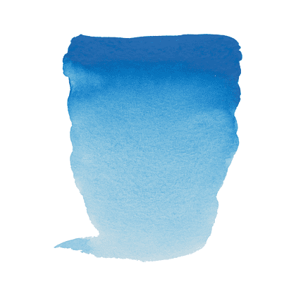 Краски акварельные "Rembrandt", 535 церулеан синий ФЦ, 10 мл, туба - 2