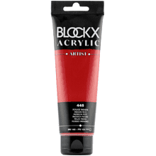 Краски акриловые "Blockx", 445 нафтоловый красный, 120 мл