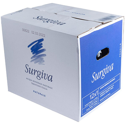 Вода минеральная природная питьевая «Surgiva», 1 л, негазированная, 12 бут/упак - 4