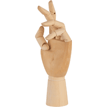 Манекен рука "Сонет" женская левая, деревянный, 25 см