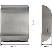 Диспенсер для полотенец листовых BXG-PD-5030A, металл, серебристый, матовый