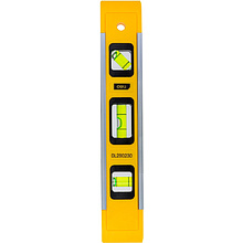 Уровень строительный Deli YS EDL290230, 230 мм, магнит