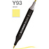 Маркер перманентный двусторонний "Sketchmarker Brush", Y93 цитрус