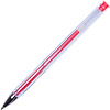 Ручка гелевая "Office Products", 0.5 мм, прозрачный, стерж. красный - 2