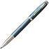 Ручка-роллер Parker "IM Premium Blue Grey CT", 0.5 мм, синий, серый, стерж. черный
