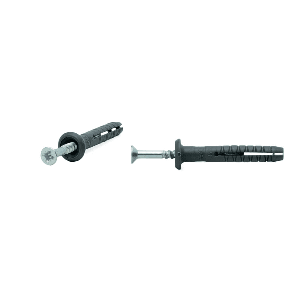 Дюбель-гвоздь с буртом, 6х40 мм, 200 шт.