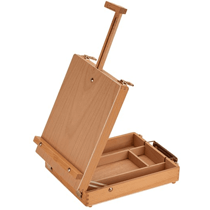 Этюдник настольный "Сонет", бук, 32x24.5x7(62) см